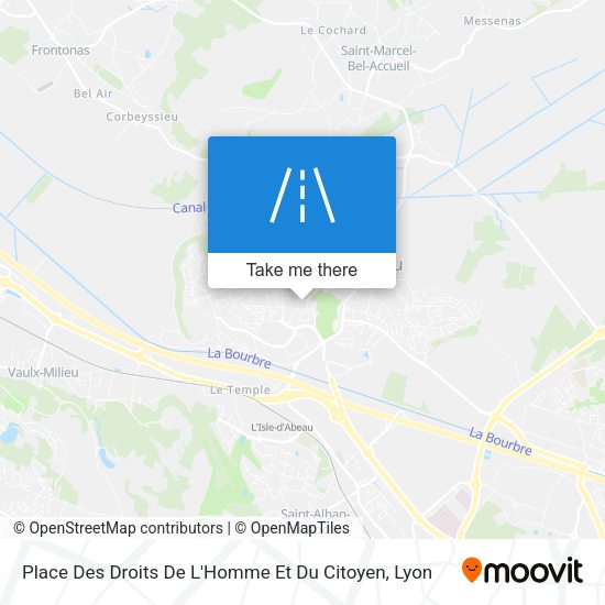 Place Des Droits De L'Homme Et Du Citoyen map