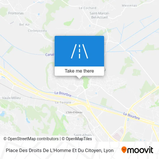 Place Des Droits De L'Homme Et Du Citoyen map