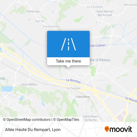 Allée Haute Du Rempart map