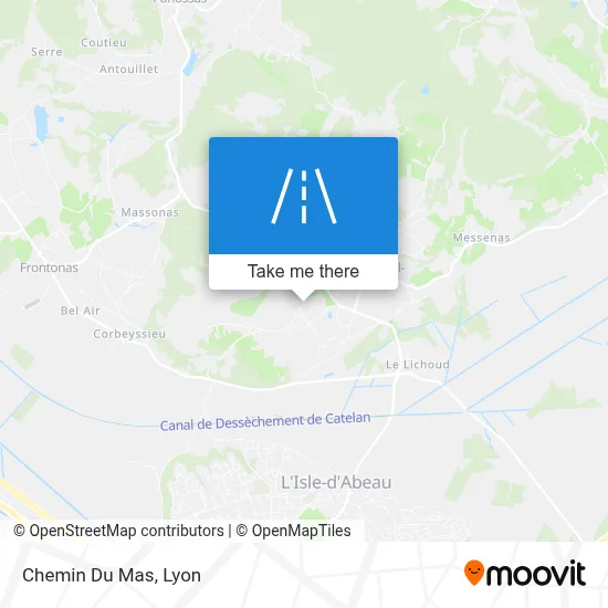Chemin Du Mas map