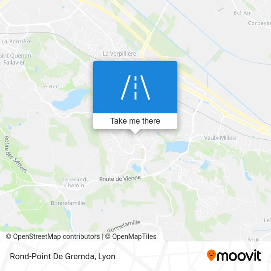 Mapa Rond-Point De Gremda