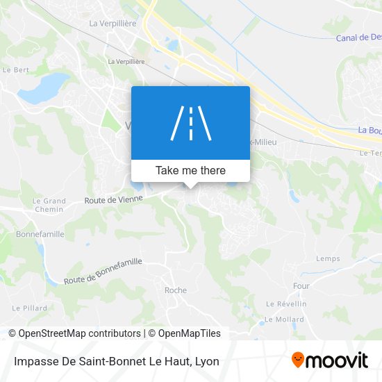Impasse De Saint-Bonnet Le Haut map