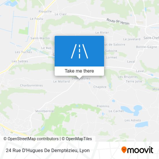 24 Rue D'Hugues De Demptézieu map