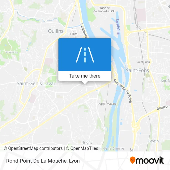Rond-Point De La Mouche map