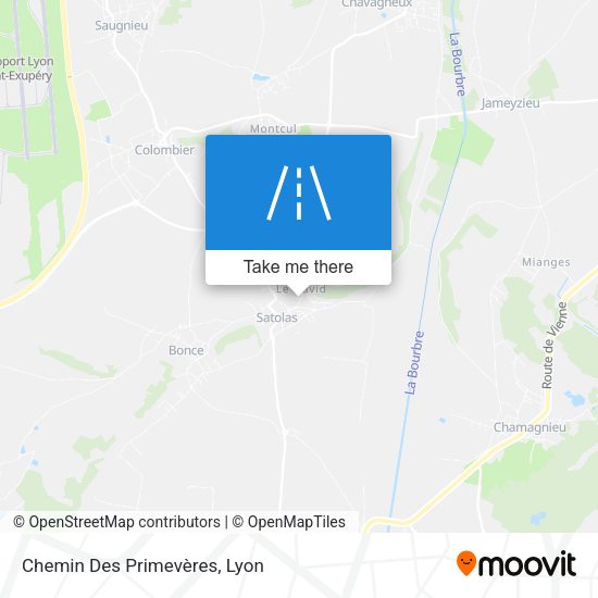Chemin Des Primevères map