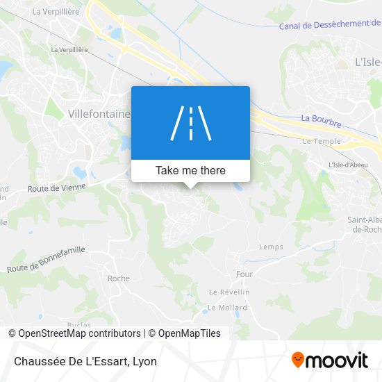 Chaussée De L'Essart map