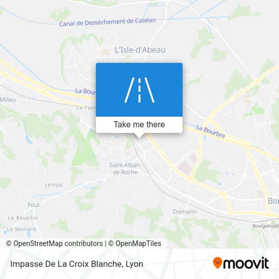 Impasse De La Croix Blanche map