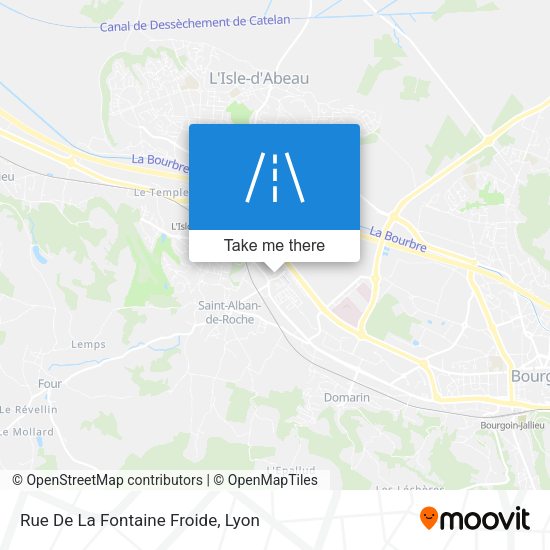Rue De La Fontaine Froide map