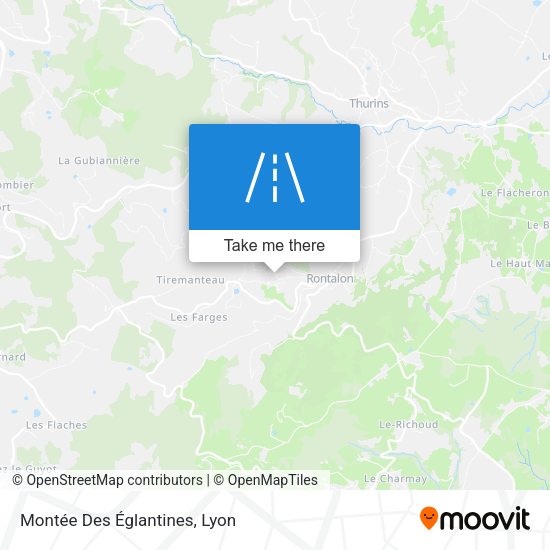Montée Des Églantines map