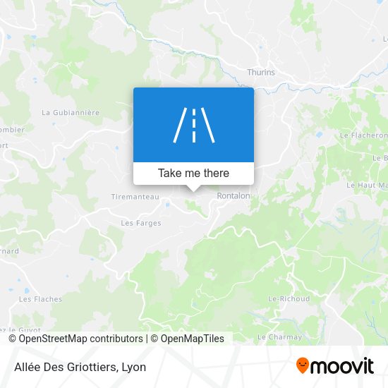 Allée Des Griottiers map