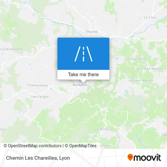 Chemin Les Chareilles map