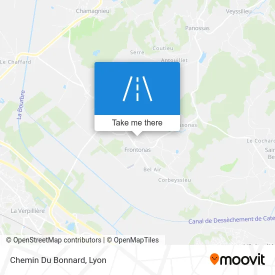 Chemin Du Bonnard map