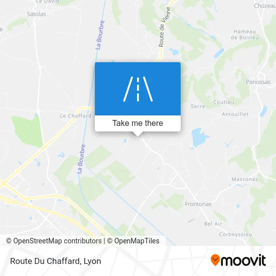 Route Du Chaffard map