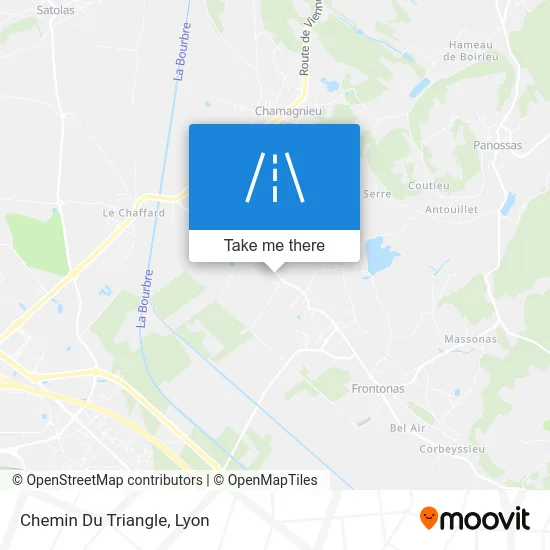 Chemin Du Triangle map