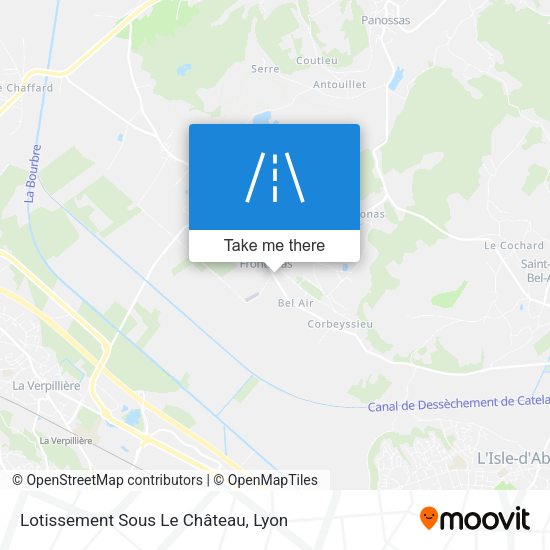 Lotissement Sous Le Château map