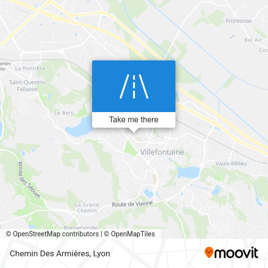 Chemin Des Armières map