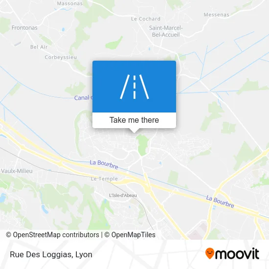 Rue Des Loggias map