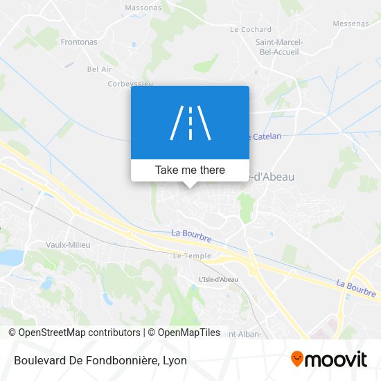 Boulevard De Fondbonnière map