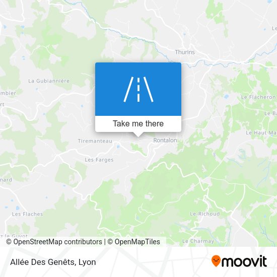Allée Des Genêts map