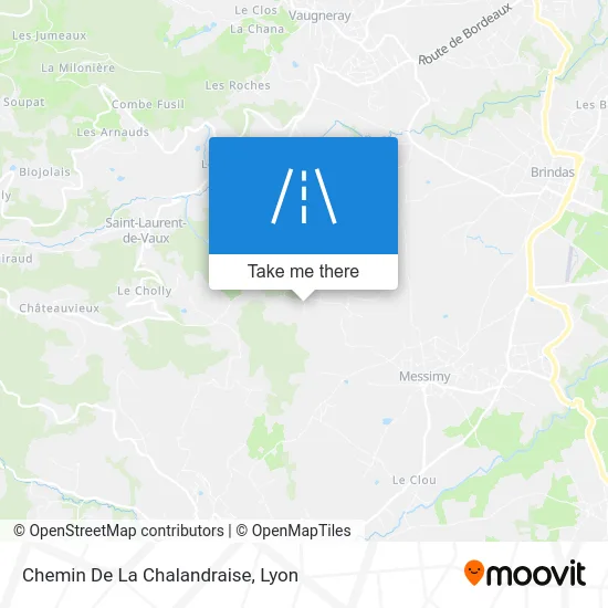 Chemin De La Chalandraise map