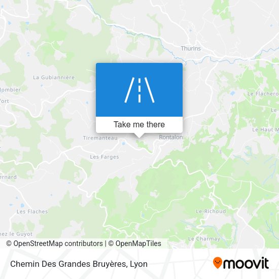 Chemin Des Grandes Bruyères map