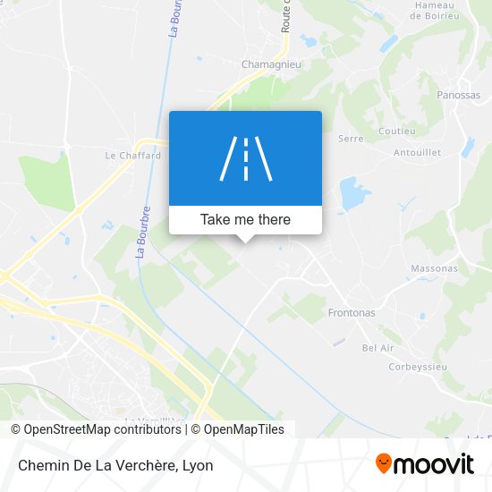 Chemin De La Verchère map
