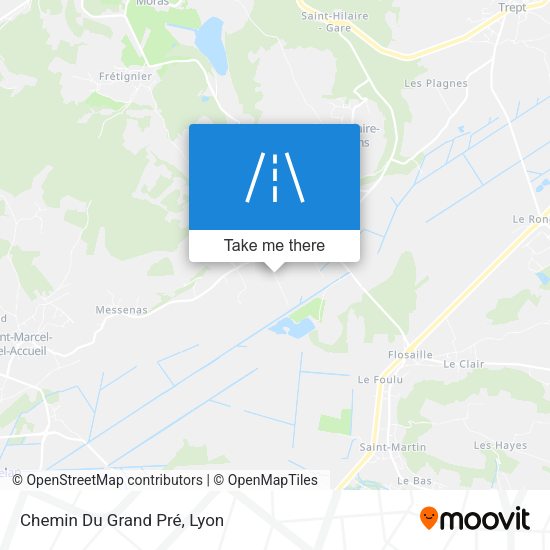 Chemin Du Grand Pré map