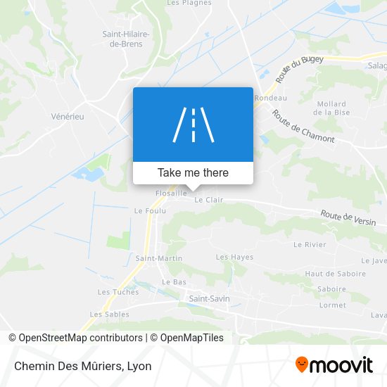 Chemin Des Mûriers map