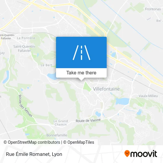 Rue Émile Romanet map