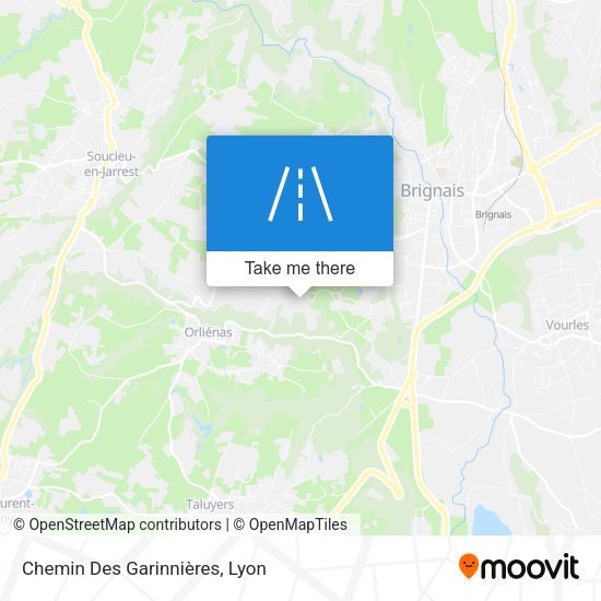 Chemin Des Garinnières map
