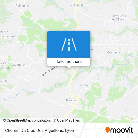 Chemin Du Clos Des Aiguillons map