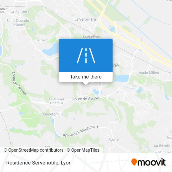 Résidence Servenoble map