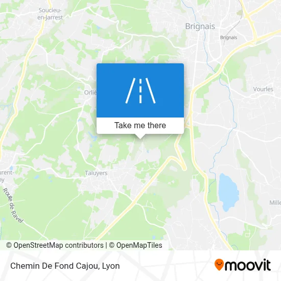 Chemin De Fond Cajou map