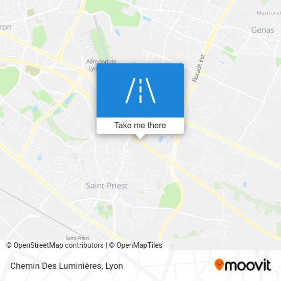 Chemin Des Luminières map