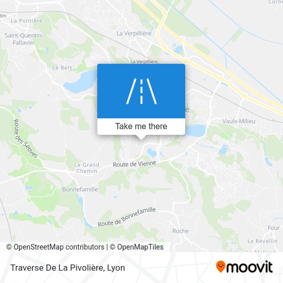 Traverse De La Pivolière map