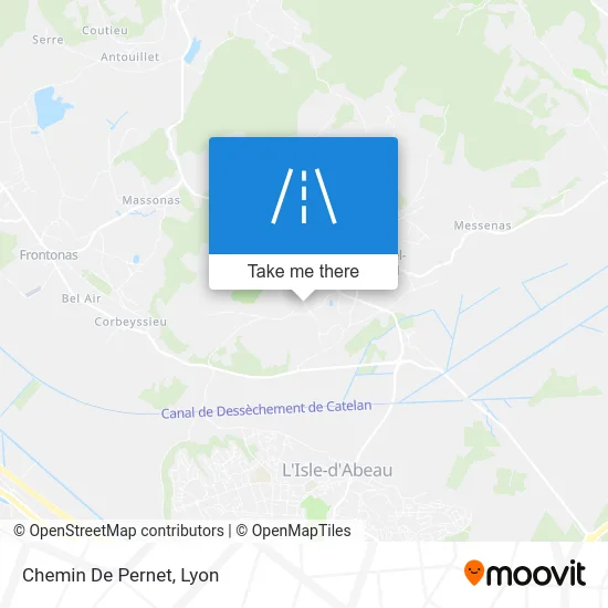 Chemin De Pernet map