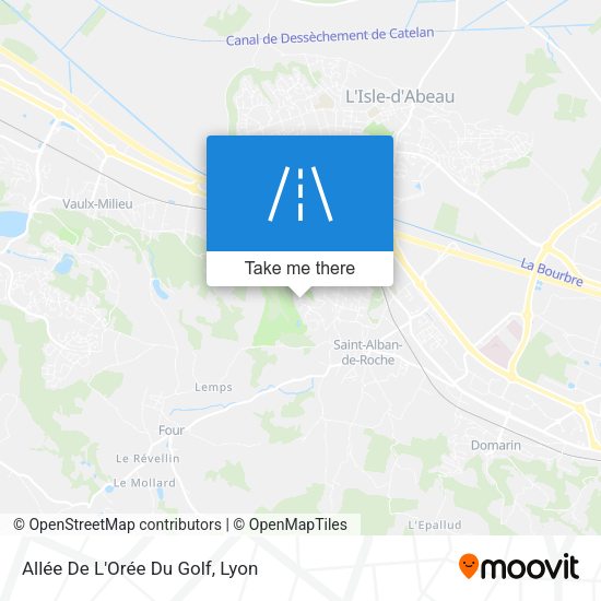 Allée De L'Orée Du Golf map