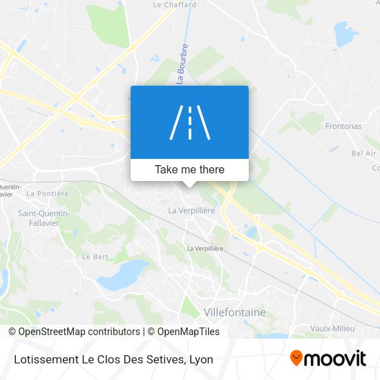 Lotissement Le Clos Des Setives map