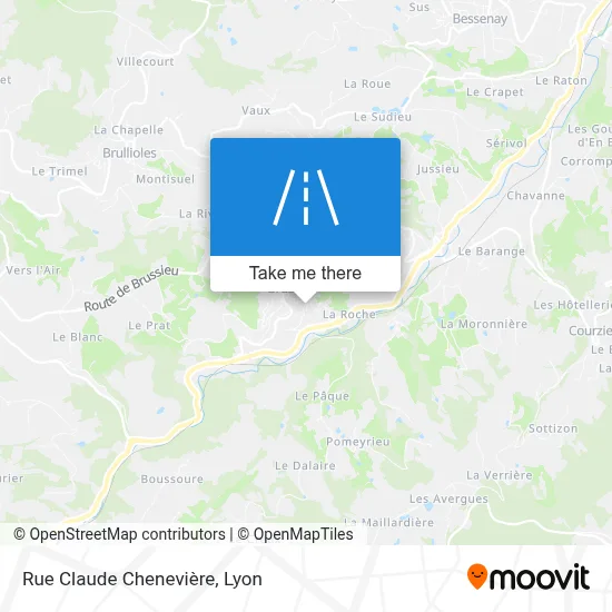 Rue Claude Chenevière map