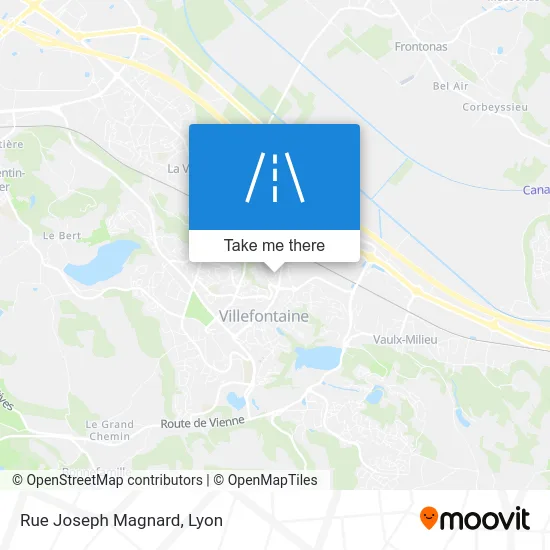 Rue Joseph Magnard map