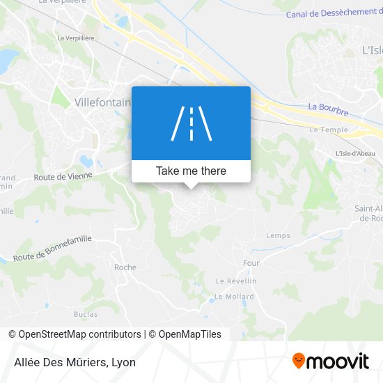 Allée Des Mûriers map