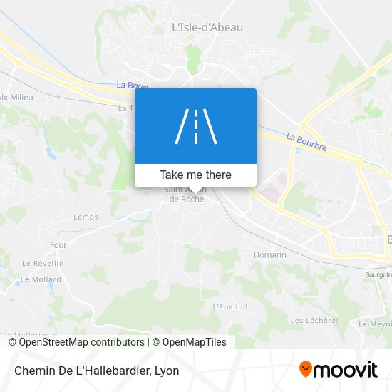 Chemin De L'Hallebardier map