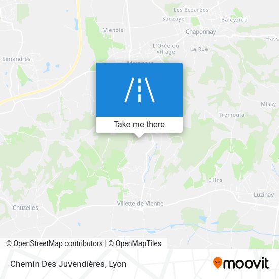 Chemin Des Juvendières map
