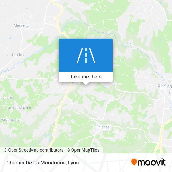 Chemin De La Mondonne map