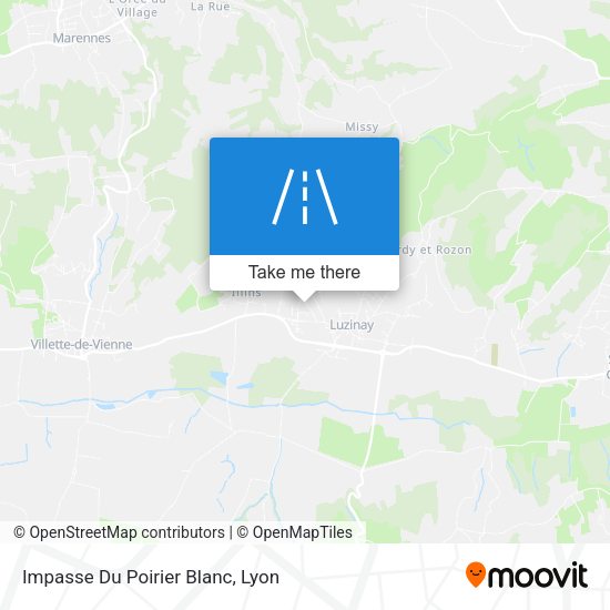 Impasse Du Poirier Blanc map