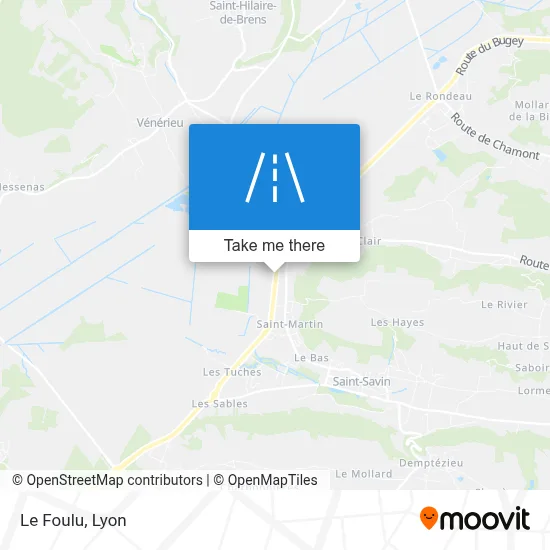 Le Foulu map