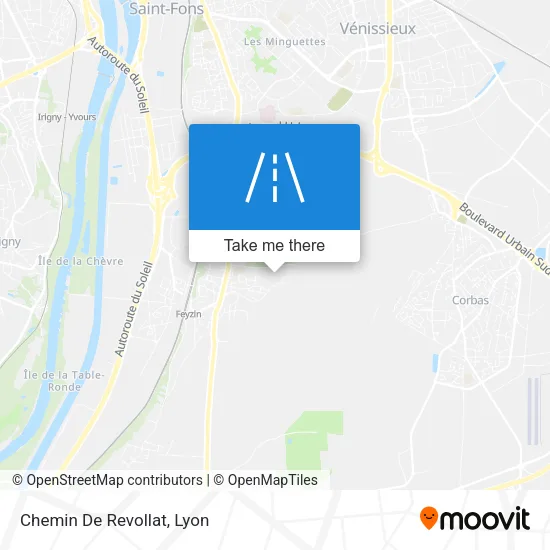 Chemin De Revollat map