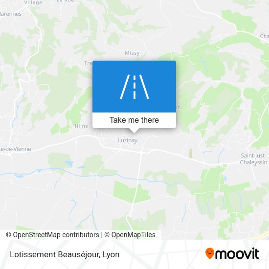 Lotissement Beauséjour map