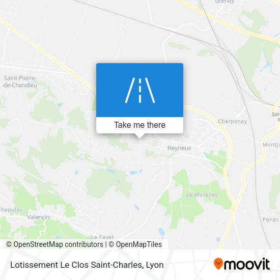 Lotissement Le Clos Saint-Charles map