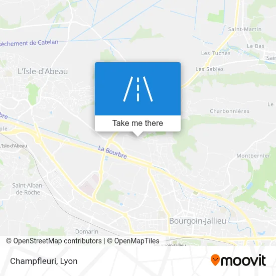 Champfleuri map